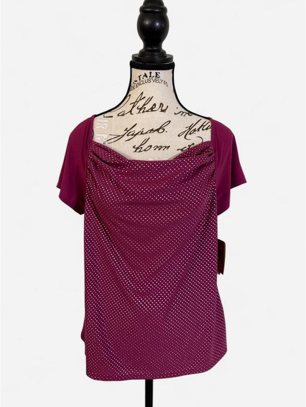 Valerie Stevens Women's Blouse with Rhinestones #McBling